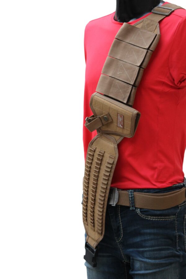 High quality parachute belt with 60 bullets and 4 extra magazines - Image 3