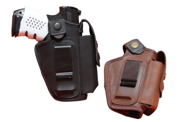 Concealed soft cow leather clip cover